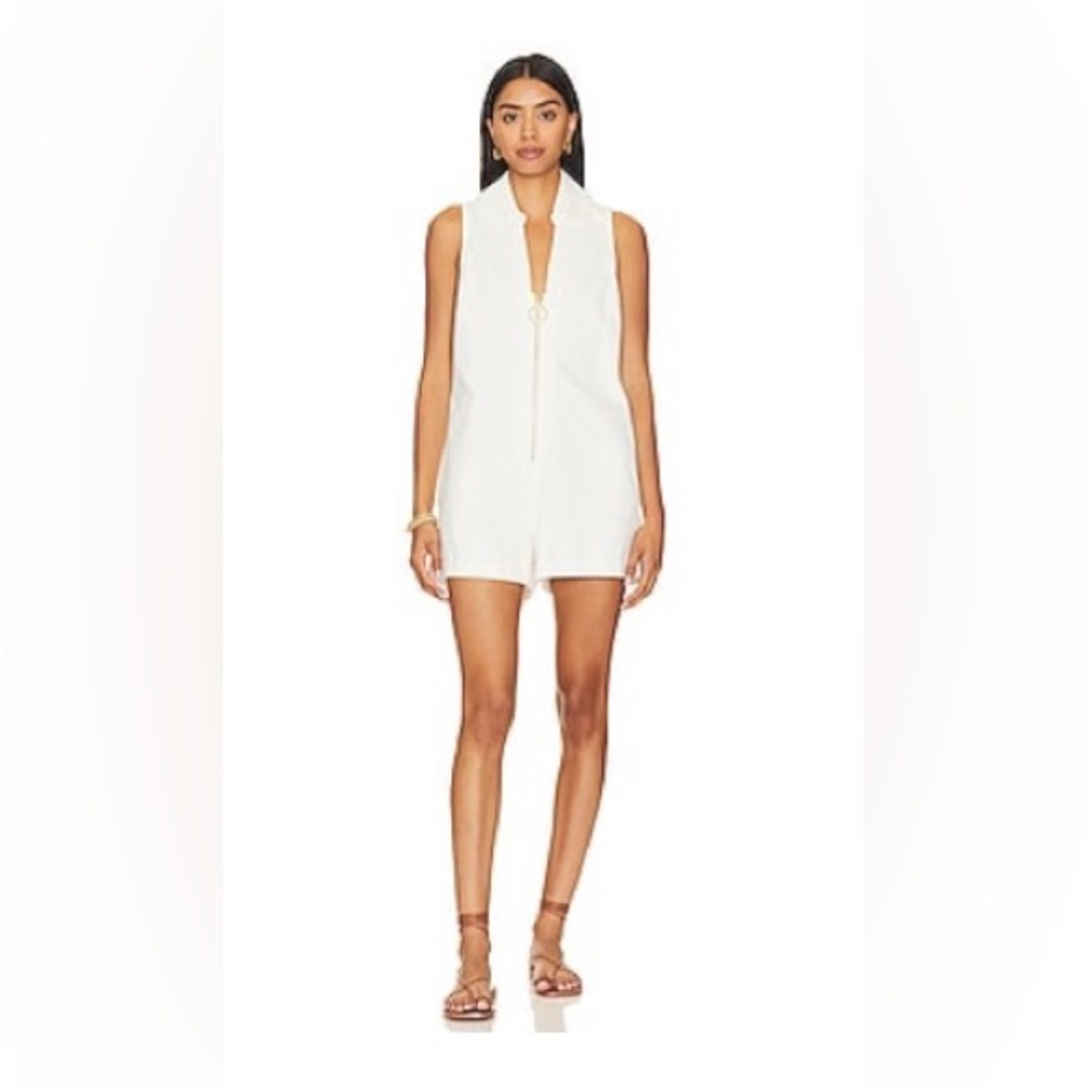 Show Me Your Mumu Reno White Romper